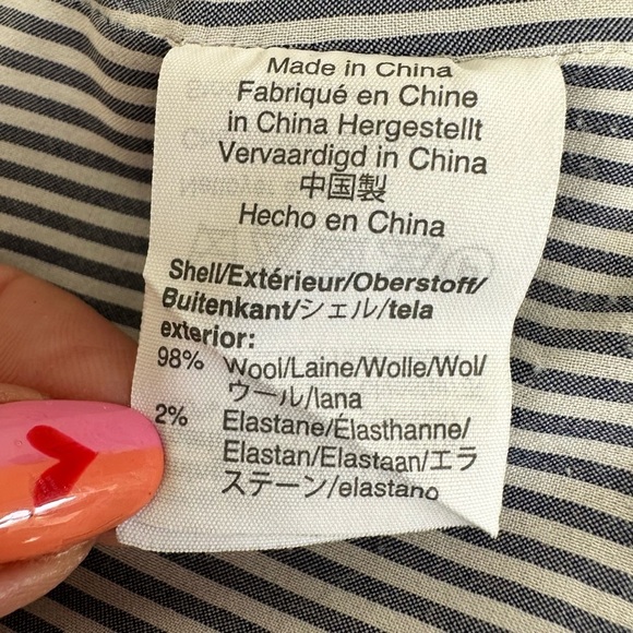 J. Crew black wool stretch jacket blazer shawl lapel single button 12 - Picture 11 of 16